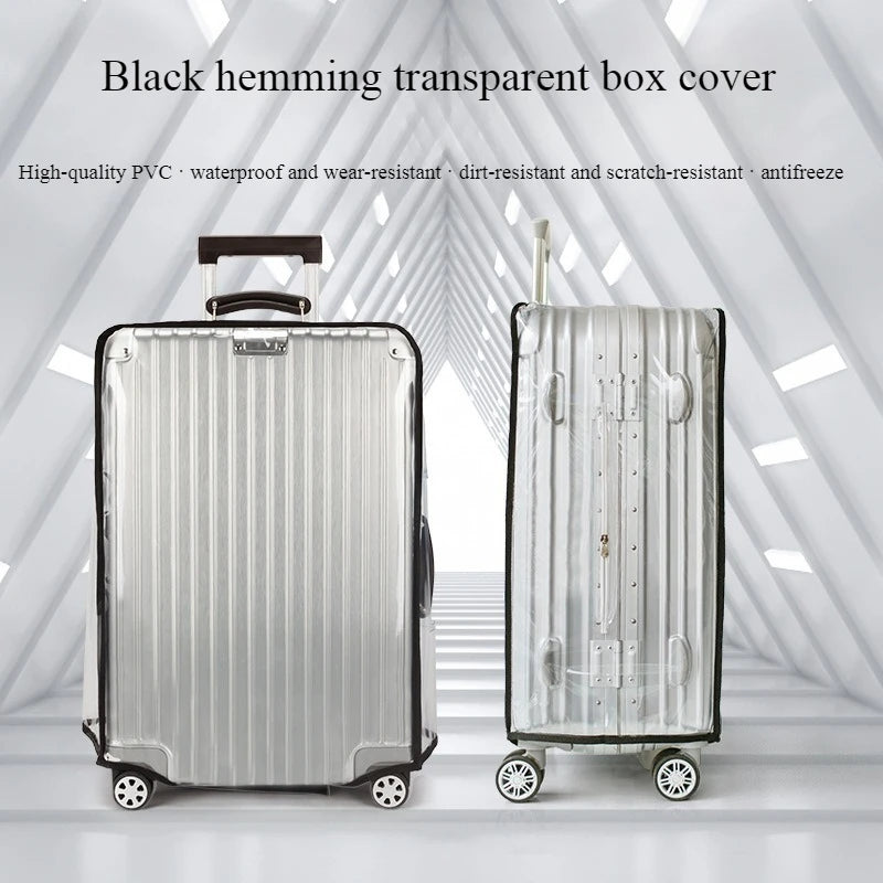 Luggage Protective Cover Luggage Cover Travel Trolley Case Transparent Dust Cover Luggage Protective Cover