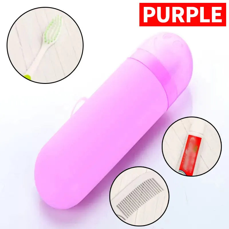 1PC Travel Convenience Toothbrush Box, Toothbrush Box, Toothpaste Comb, etc. Suitable for Personal Care Toothbrush Travel Contai