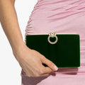 Velvet Women Evening Bags Diamonds Metal Golden Clutch Bags Flap Design Fashion Lady Gift Wedding Bridal Handbags Purse