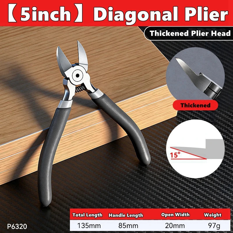 5inch 6inch 8inch Diagonal Pliers Universal Wire Cutter Mini Multifunctional Electric Hardware Hand Tool Electrician Wire Cutter