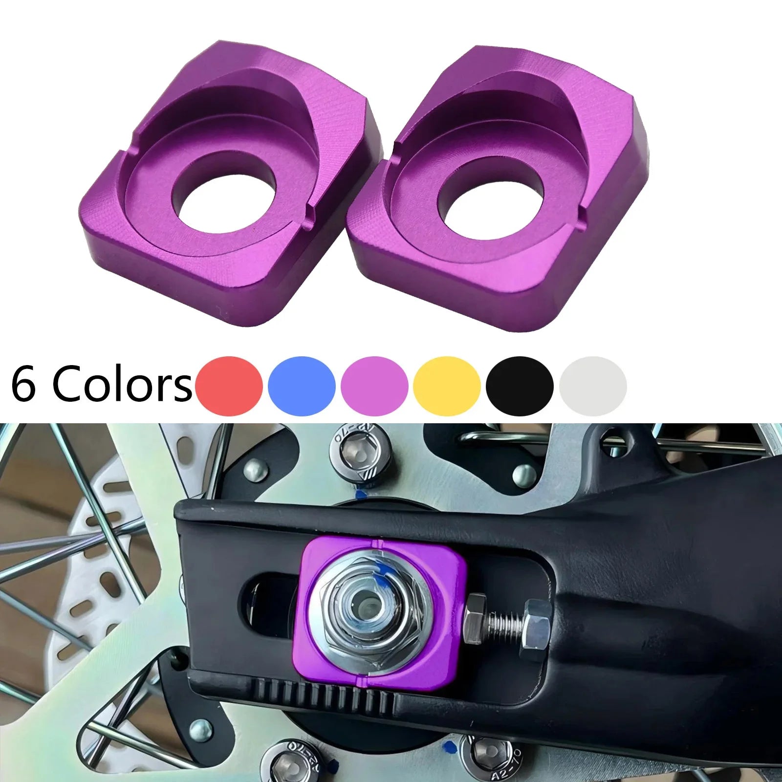 Motocross Rear Axle Blocks Chain Adjuster For Sur Ron Sur-Ron Surron Light Bee X & Light Bee S Universal Electric Bike Parts
