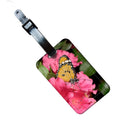 Women love Butterfly Luggage Label Travel Luggage Tag Girls Suitcase ID Address Holder Baggage Boarding Portable Suitcase Ticket