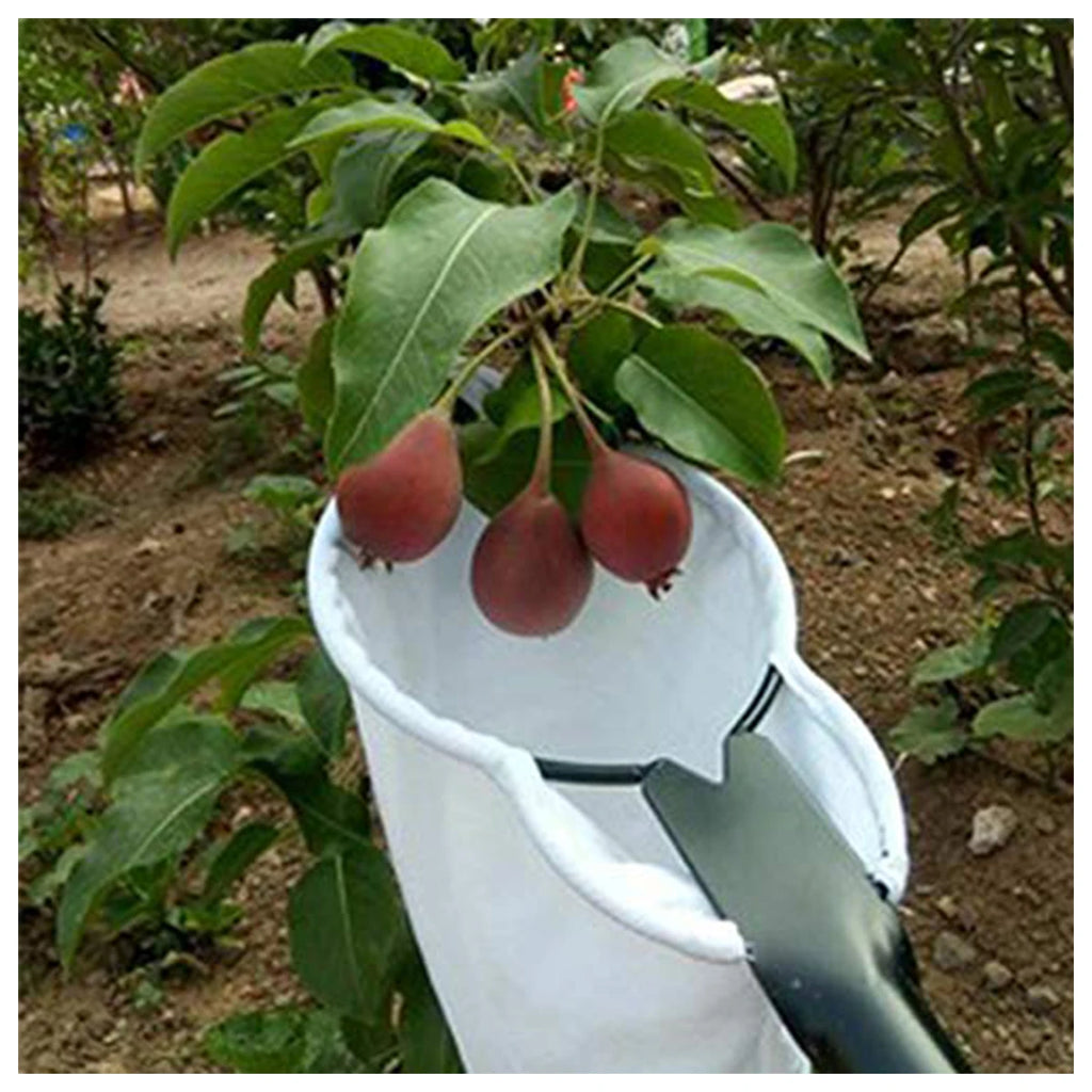 Fruit Picker Orchard WIth Blade Garden High Tree Picking Tool Tree fruit gathering Fruit Catcher Collection Pouch Farm Supplies
