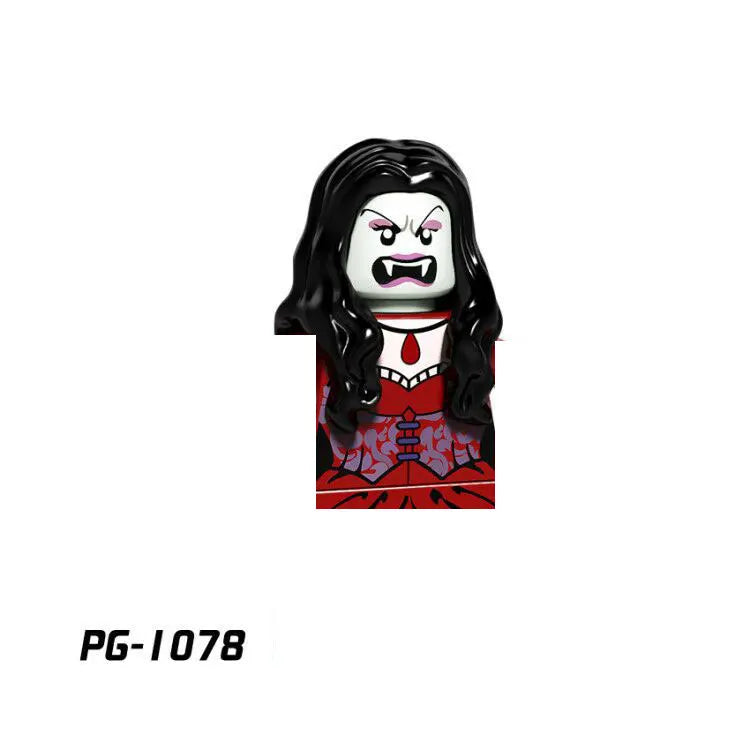 WM839 Horror Movie Zombie Building Blocks Bricks Dolls Mini Action Toy Figures Assemble Blocks Kids Gifts