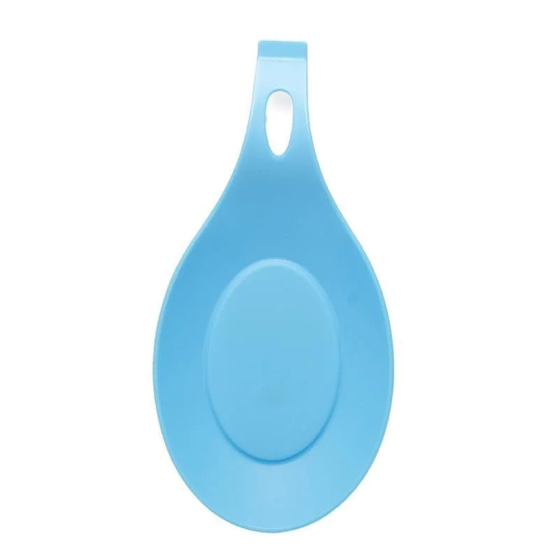 Silicone Spoon Holder Rest Pad Kitchen Utensils Spatula Eggbeater Heat Resistant Placemat Tray Insulation Mats Kitchen Tools