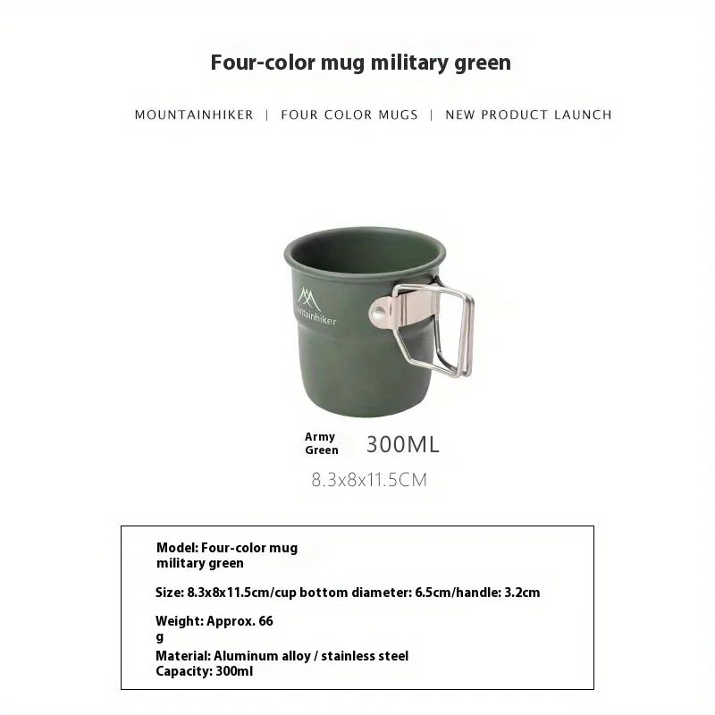 Mountainhiker Camping Cups Aluminum Cups Travel Cutlery Picnic Utensils Outdoor Gear Travel Cooking Sets Cookware Hiking