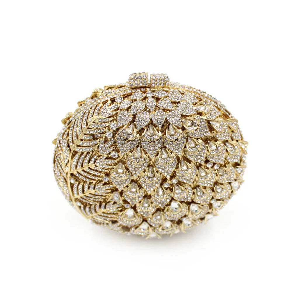 New Crystal Party Women Evening Clutch Bag Luxury High-end Handmade Wallet Ladies Diamond Handbags Purses