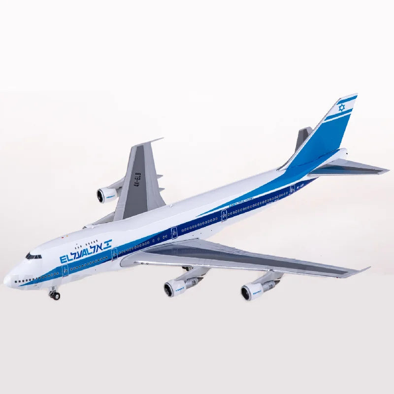 Phoenix 1:400 Metal Scale Aircraft PH11805 El Al 747-200 4X-AXB Diecasts Aviation Miniatures Avion Model Toys For Boys