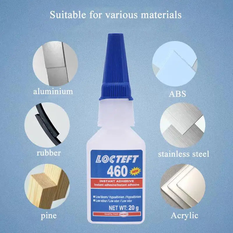 12/20g Super Glue Instant Quick Dry Cyanoacrylate Strong Adhesive Universal Fast Repairing Glue 401/403/406/460/495/496