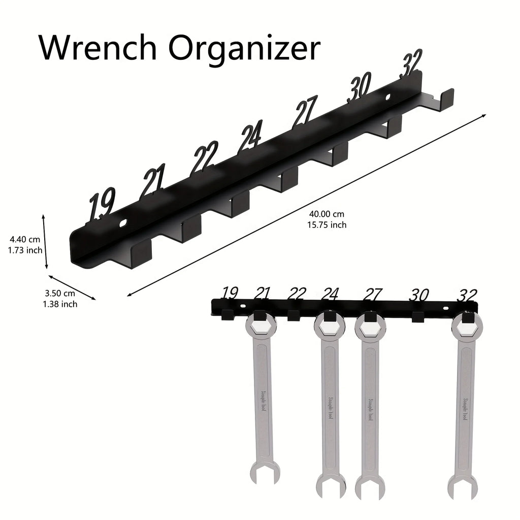 Durable Heavy-Duty Metal Wall-Mounted Screw Organizer with Numbered Slots  [Durable Screw Organizer]