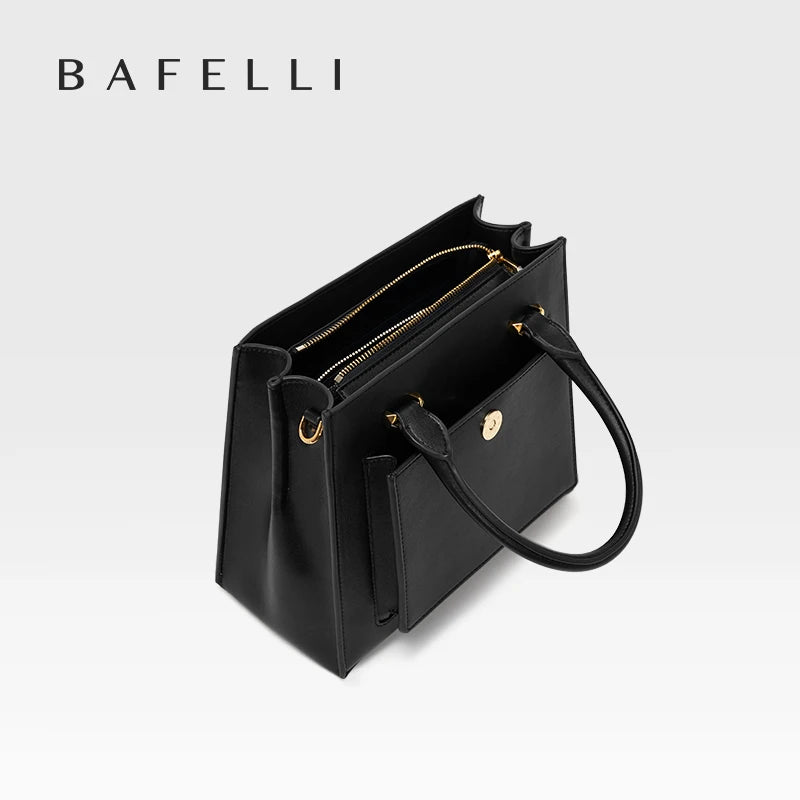BAFELLI 2026 WOMEN'S NEW HANDBAG CAT LUXURY LEATHER FASHION BUSINESS SHOULDER STYLISH CASUAL CROSSBODY FEMALE PURSE OFFICE LADY