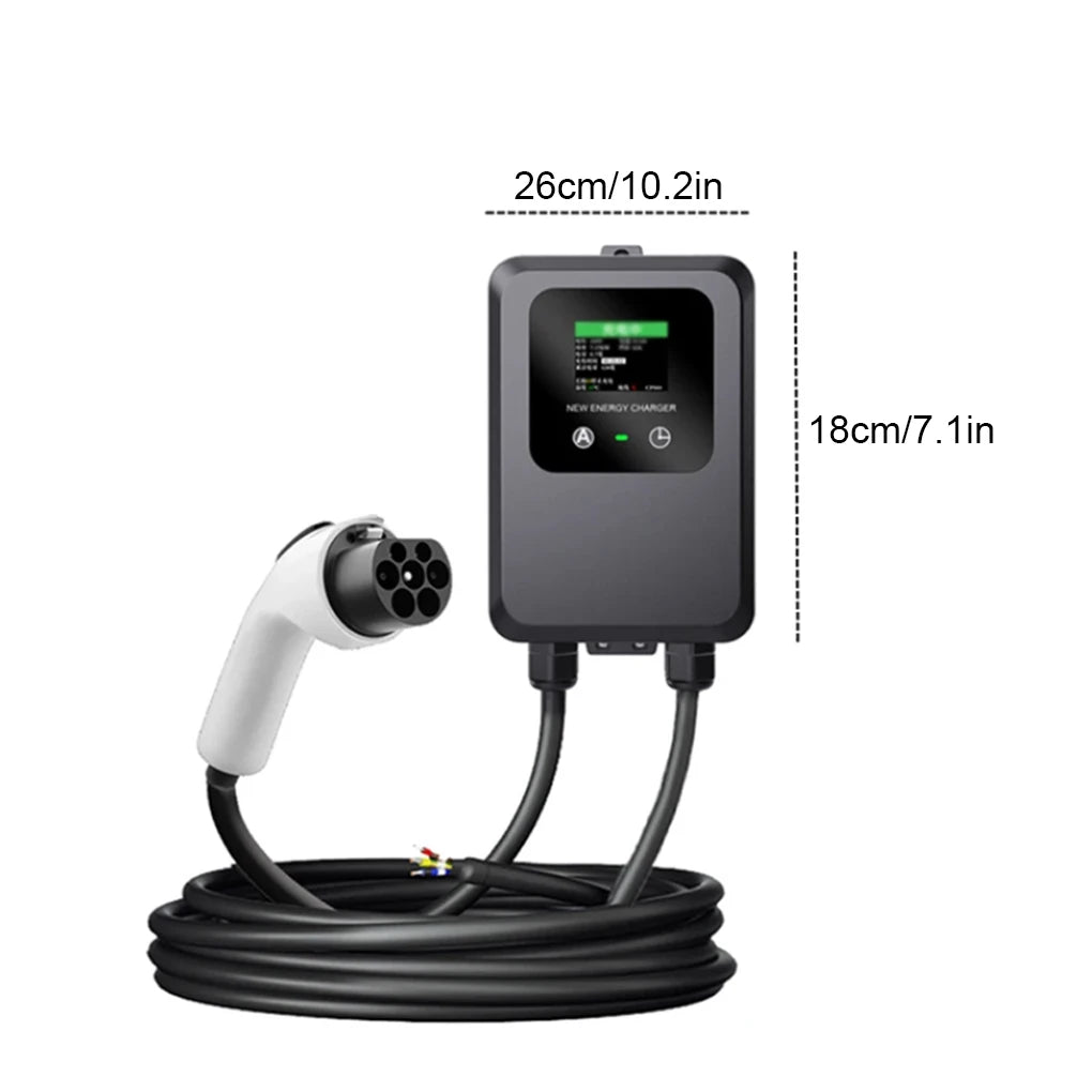 NEW EV Wallbox 5M 7KW 32A Charging Station Car Home EV Wallbox Electric Car EV Wallbox With 5M Cable Charge by card/Charge now
