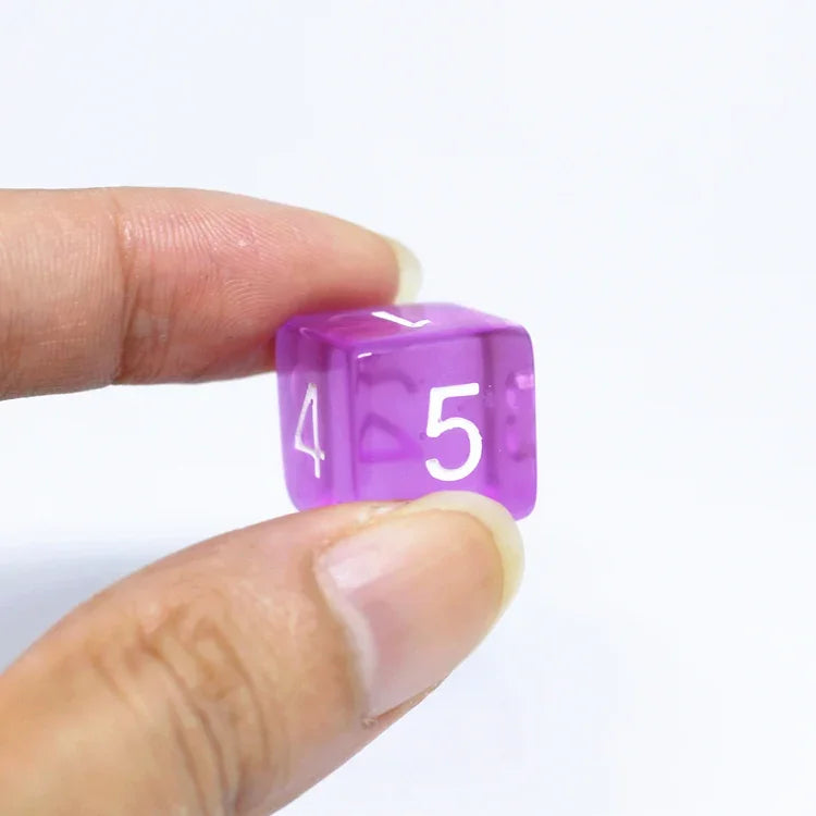 10 Pcs/set Digital Dice Funny Puzzle Game Accessory 16 Mm