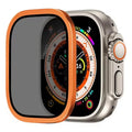 Aluminium Alloy Case+Tempered Glass for Apple Watch Ultra 3 2 1 Anti-Scratch Screen Protector for iWatch Ultra 2 49mm Cover Film