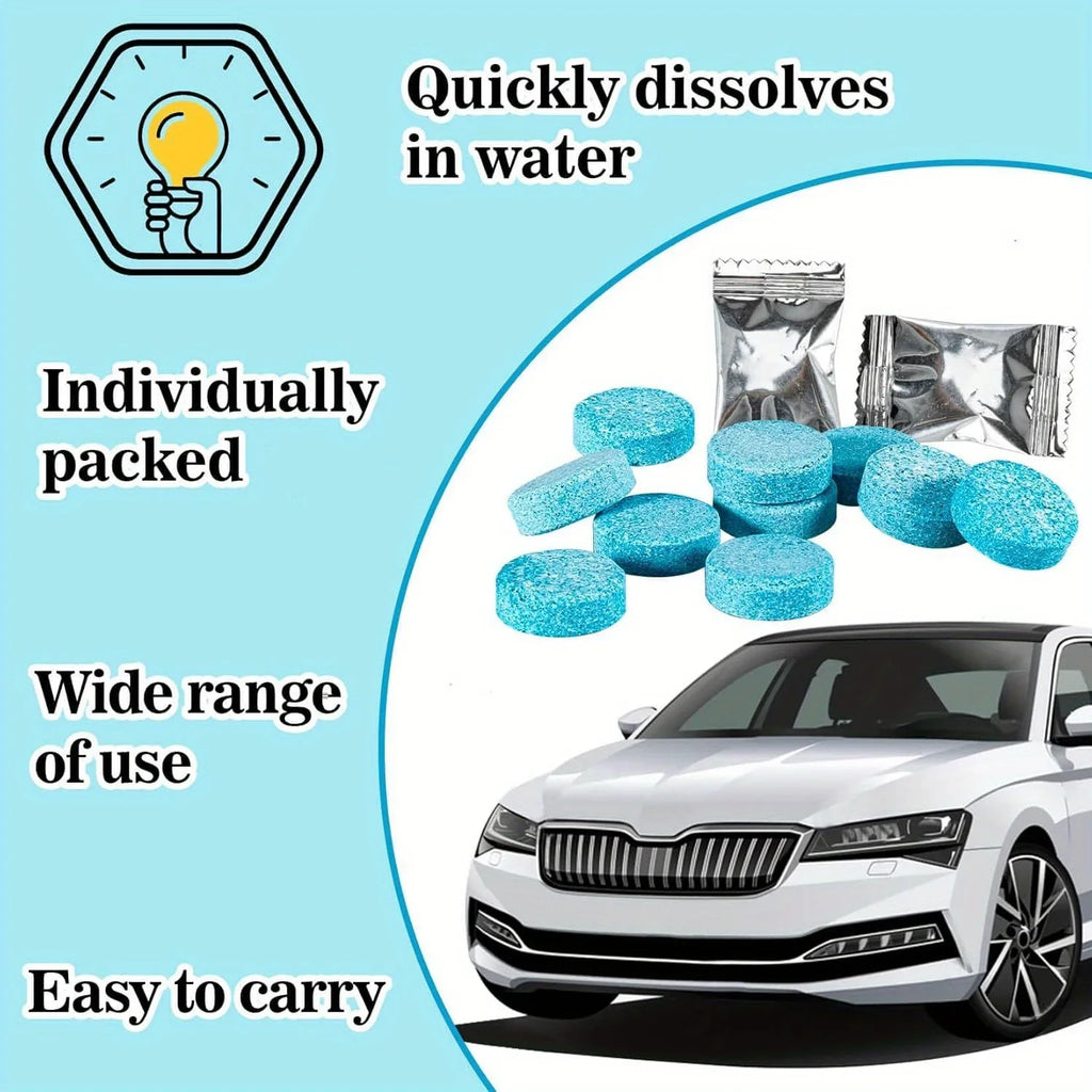 50/100/200Pcs Car Windshield Washer Tablets  Glass Cleaner Concentrate Fluid Car Windshield Cleaner Automotive
