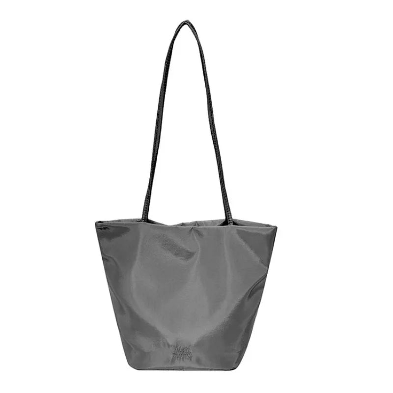CEEKAY Women's Tote Bag Red Nylon Large Capacity Shoulder Handbag Zipper Closure Daily Commute Casual Lightweight Style