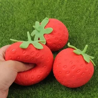 8cm Super Jumbo Strawberry Squishy Slow Rising Anti-Stress Fidget Toy for Adults Kids Non-Toxic Anxiety Relief Squeeze