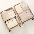 7Pcs/set Travel Storage Bag Set Travel Luggage Organizer Bags Toiletry Shoe Clothing Underwear Sorting Bag