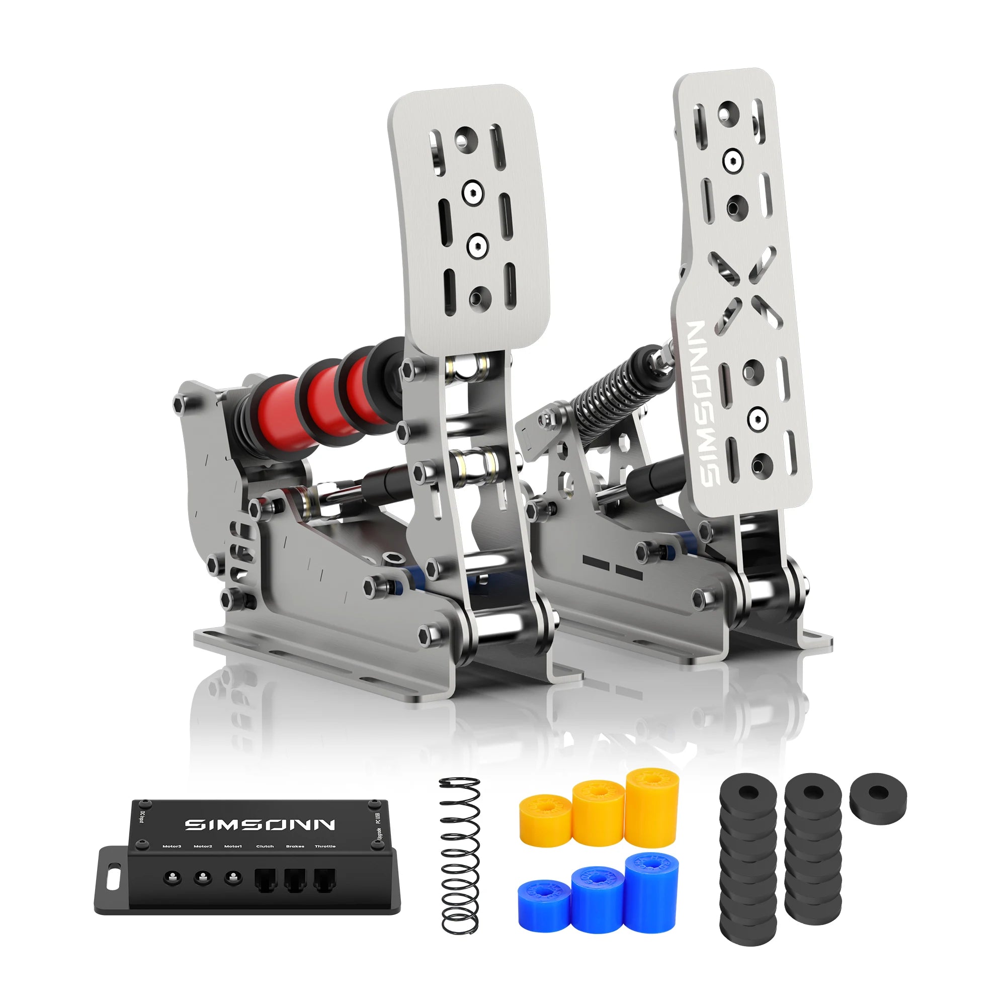SIMSONN Plus X Sim Racing Simulator Pedal PC Simracing Pedals Support VAM and VAM RPO Vibration Motor Driving Game Accessories