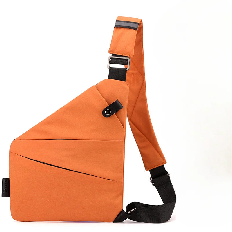 Right Shoulder Bag Chest Bag Men's Lightweight Large Capacity Crossbody Bag Miscellaneous Storage Shoulder Bag Purses Handbag