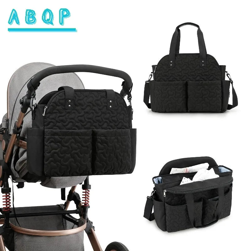 Stroller Hanging Bag Large CapacityStroller Diaper Bag Fashionable Multifunctional Outing Baby Products Storage Bag High Quality