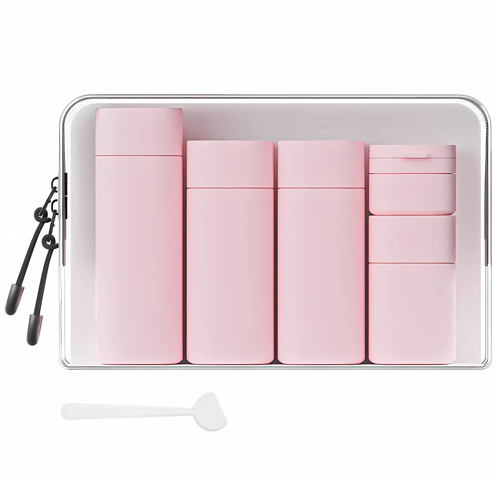 5pcs Travel Cream Dispenser Bottles Set Travel Bottles Toiletry Containers Set, TSA Approved, Travel Essentials