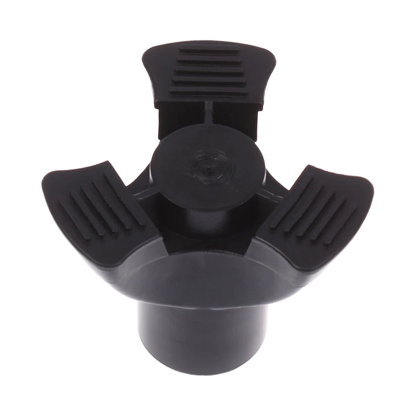 [Y]Walking Stick End Tripod Cane Tip Non-slip Self Standing Hiking Bob-Slip Rubber 19mm Crutch Tip End Bottom Crutches Accessor