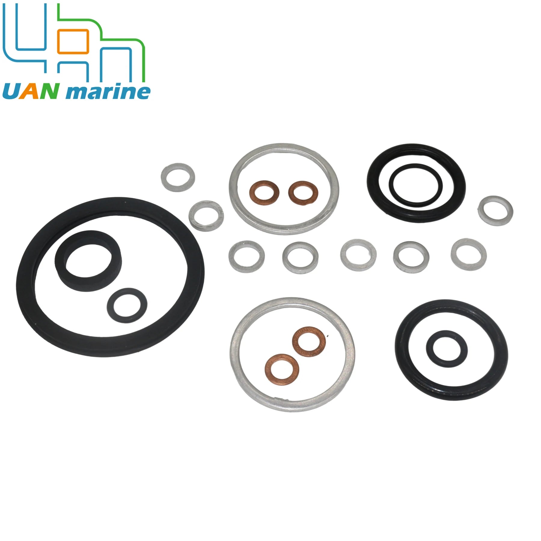 875553 Head Gasket Kit  for Volvo Penta MD11 MD11C MD11D MD17 MD17C MD17D 876376 Orbitrade 21553 Crom Marine 121049