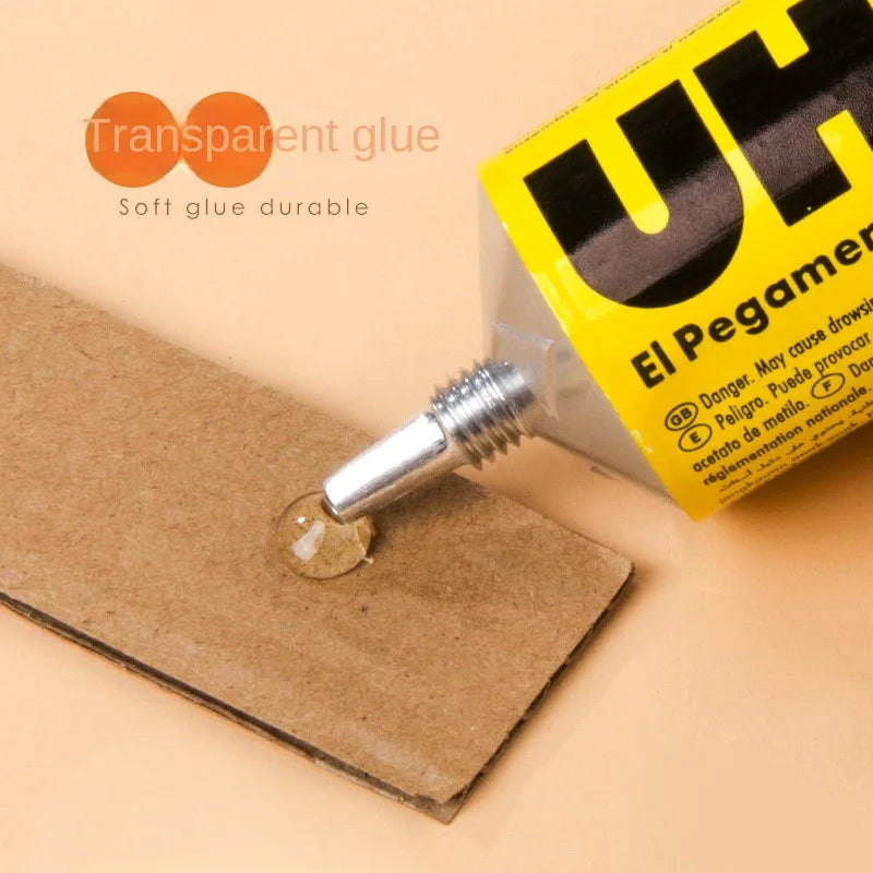 Super Glue Transparent Strong Adhesive Model Glue Wood Porcelain Adhesive Shoe Adhesive Soft Adhesiveuhu for Shoes Led