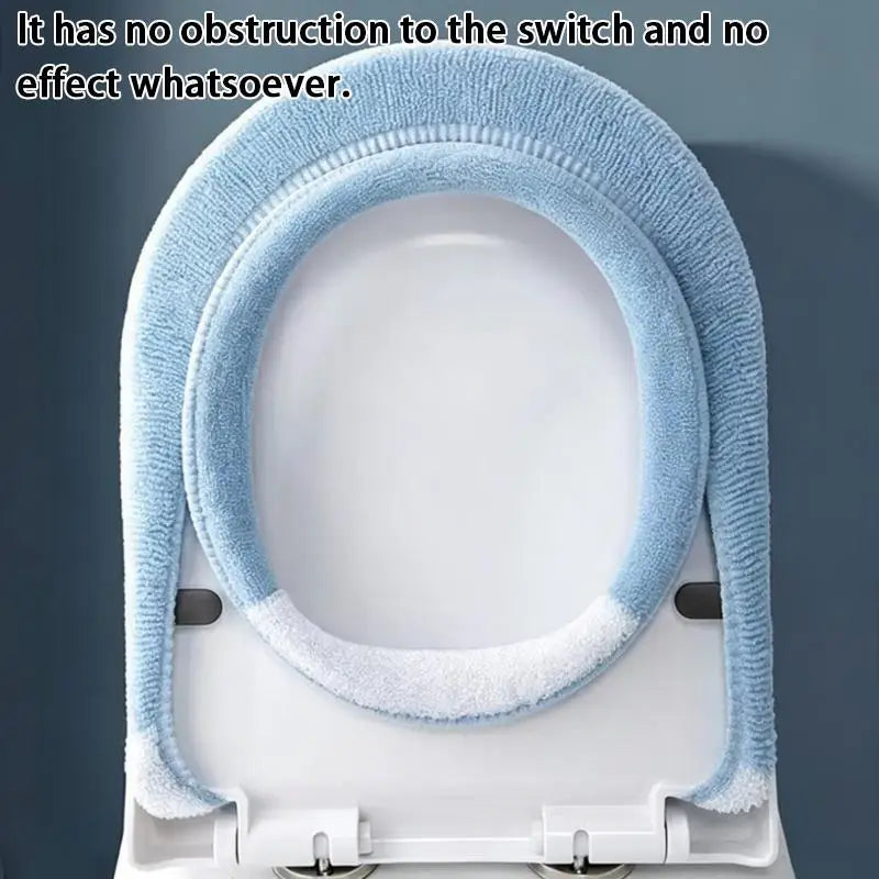 1Pcs Soft Warmer Washable Mat Cover Pad Cushion Seat Bathroom Toilet Seat Cover
