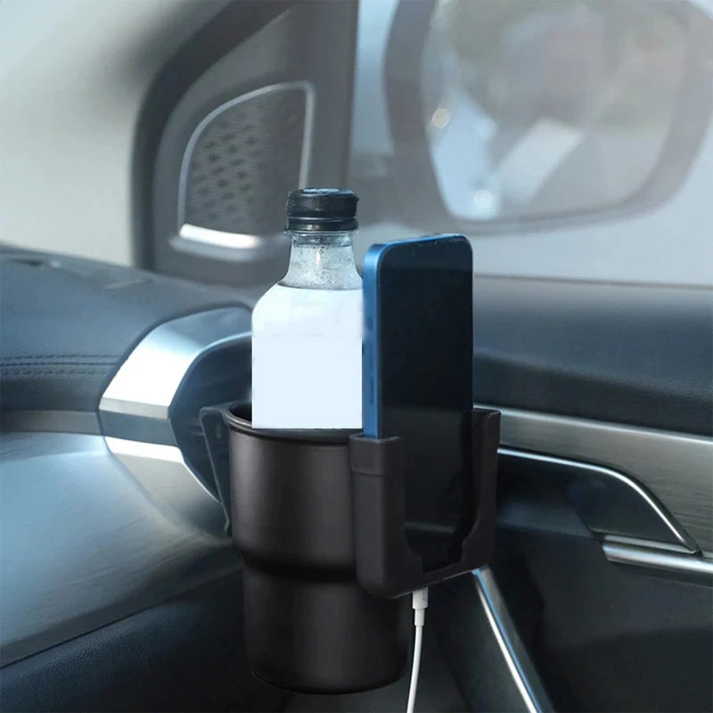 Multifunctional Car Door Side Drink Cup Holder Stable Anti-Spill Cup Storage Rack
