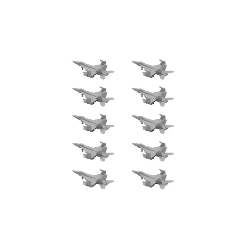 10PCS Model Length 7/26/45.5/52mm F-18E Super Hornet Shipborne Attacking Aircraft Folded Wing Children Interactive Military Toys