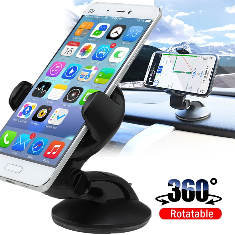 Universal Mobile Car Phone Holder for Phone In Car Holder Windshield Cell Stand Support Smartphone Voiture Mobile Phone Holder