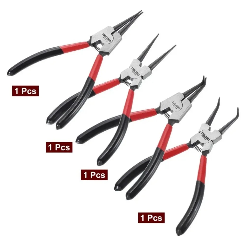 1pcs 5-In Dual Use Industrial Grade Snap Ring Pliers for Both Internal and External Use Small Spring Retaining Ring Pliers 2025