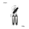 Professional Iron Manual Can Opener Multifunctional Stainless Steel Beer Handle Can Opener Kitchen Gadgets Bottle Openers Jar