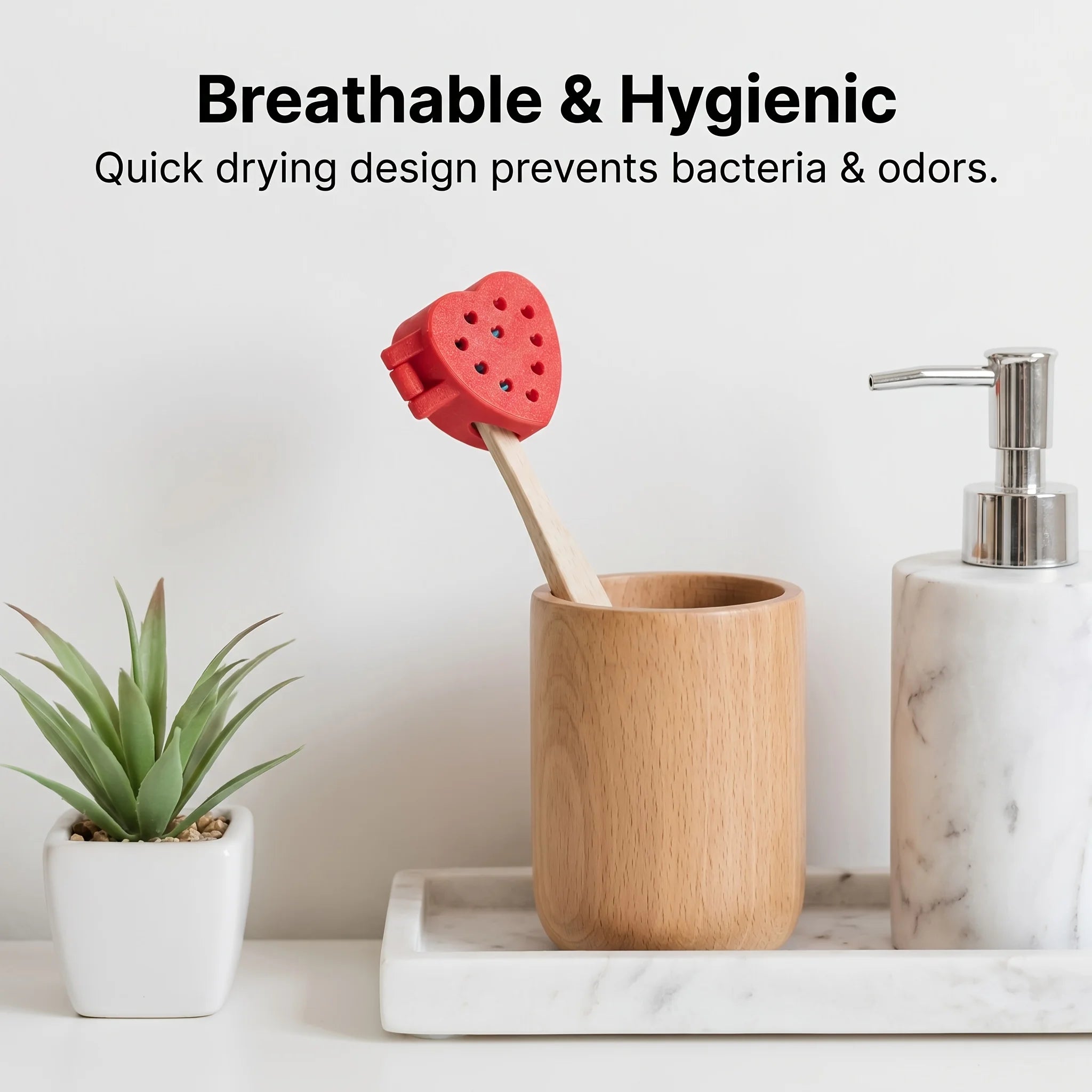5pcs heart-Shaped Breathable Electric Toothbrush Head Protector, Travel Storage Case, Dust Cover, Lightweight
