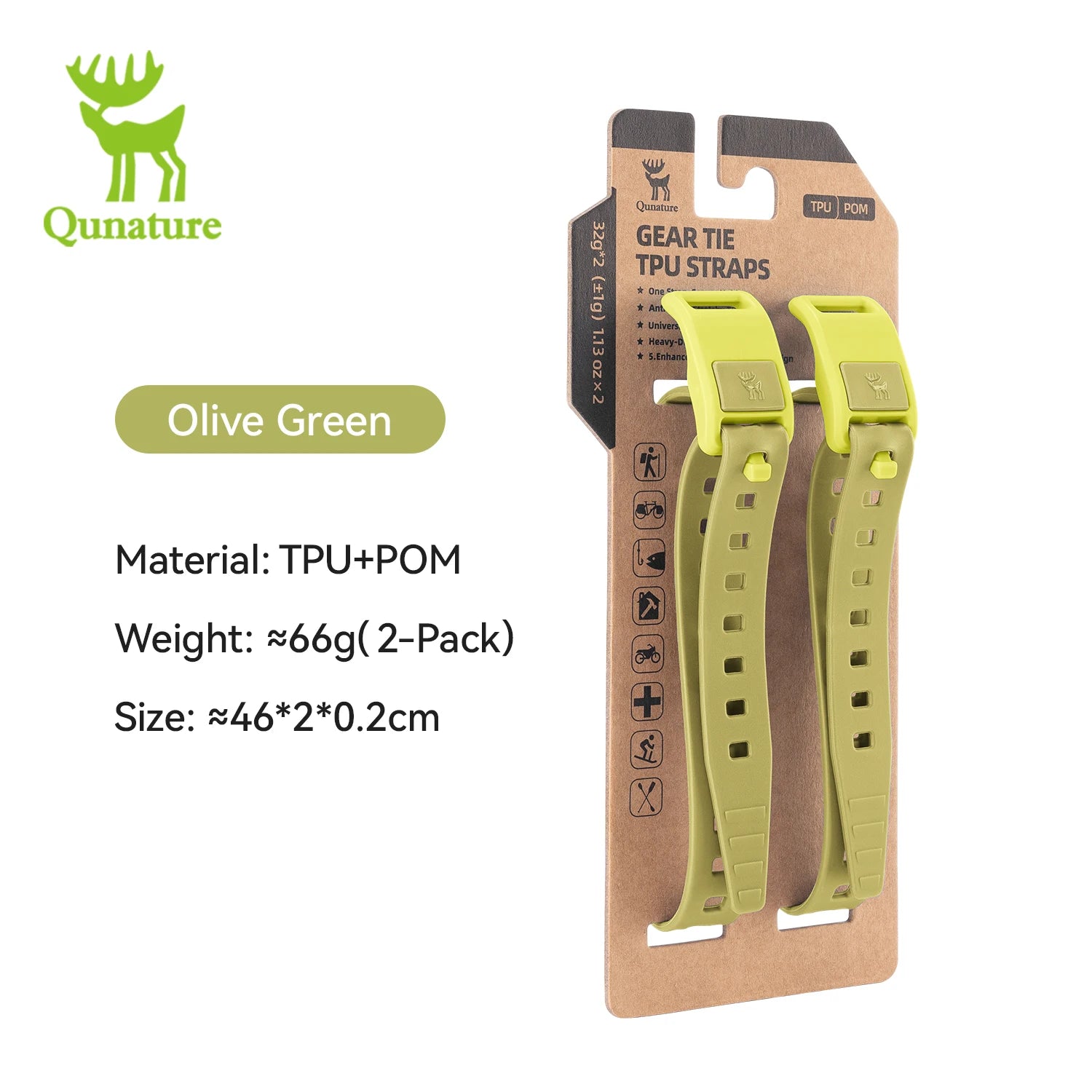 TPU Binding Strap Cycling Outdoor – Multifunctional Cargo Securing Bike Strap / Sangle TPU vélo plein air – Fixation multifonction cargo