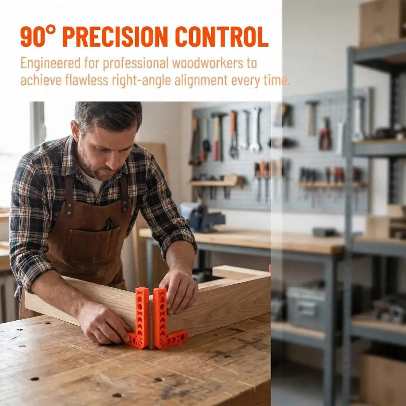3in Woodworking Right Angle Ruler Corner Positioning Tool for Furniture Cabinet Assembly and Precision Projects