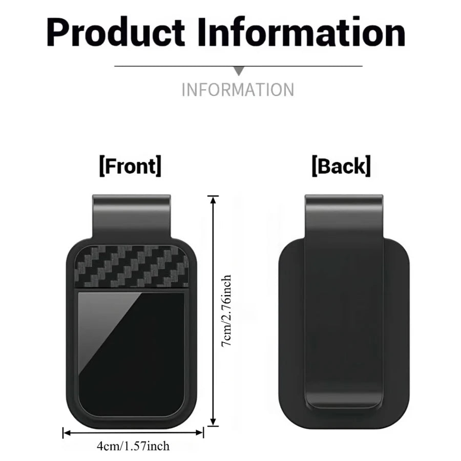 Car Sun Visor Sunglasses Clip Holder Stable Eyeglasses Hanger Card Ticket Organizer Interior Storage Clip Car Accessories