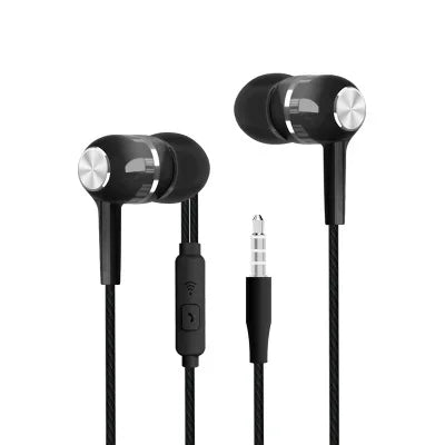 1pc Sport Earphone wholesale Wired Super Bass 3.5mm Crack Colorful Headset Earbud with Microphone Hands Free