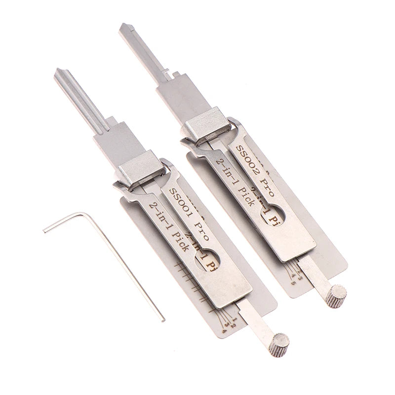 SS002 SS001 Key Decoder Stainless Steel Precision Tool O-ring Pickup Kit Hook Tool Pickup Hand Tool Maintenance Repair Kit