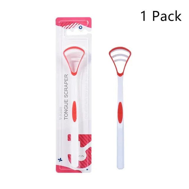 1/6Pcs Pack Tongue Brush Tongue Cleaner Scraper Cleaning Tongue Scraper For Oral Care Oral Hygiene Keep Fresh Breath