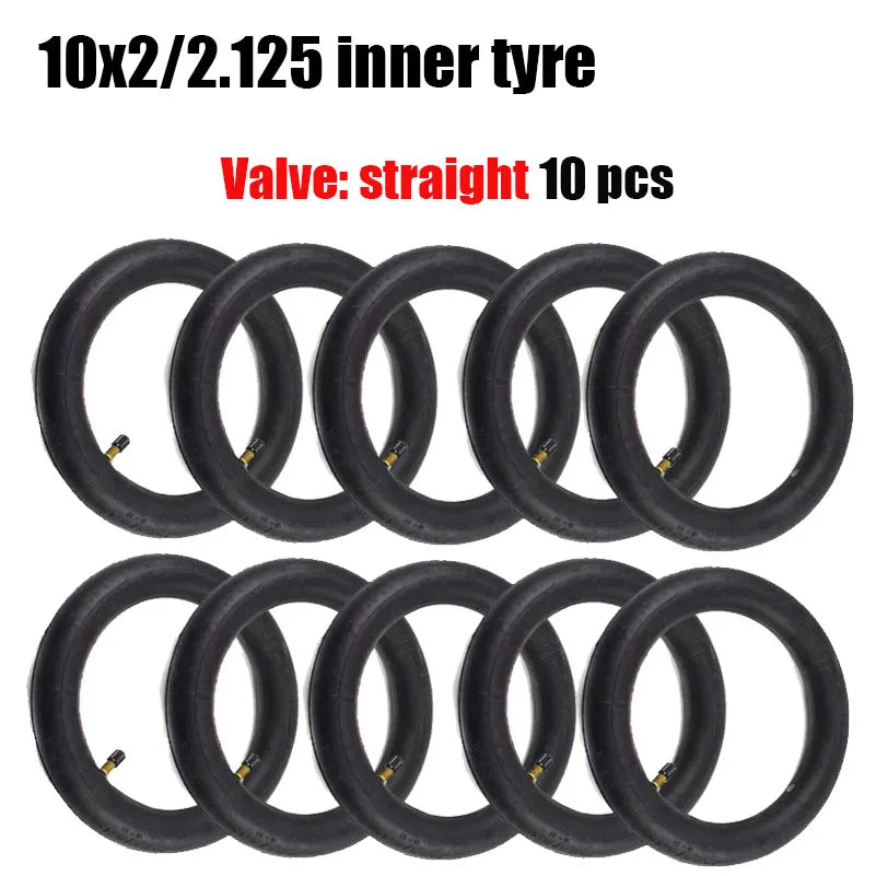 1/2/5/10 PCS 10x2/2.125 Original Butyl Rubber Tire Pneumatic 10x2 10x2.125 Camera With 10 Inch Inner Tube For Electric Scooter B