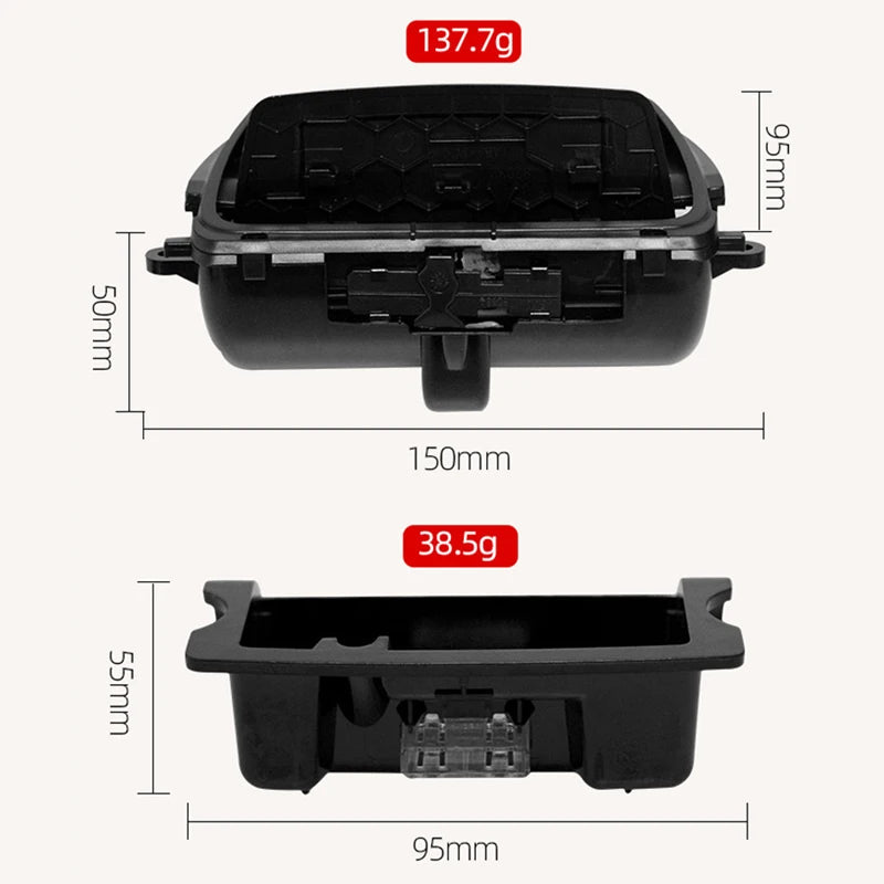 Car Ashtrays Center Console Ashtray Assembly Box For Bmw 5 Series F10 F11 F18 520i 525i 2010-2017 51169206347 Auto Accessories