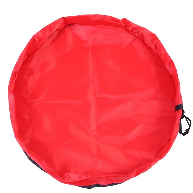 Children Toy Cushion Toy Storage Bag Large Clean Organizer Play Pad Durable Building Block Toy Storage Bag Outdoor Mat