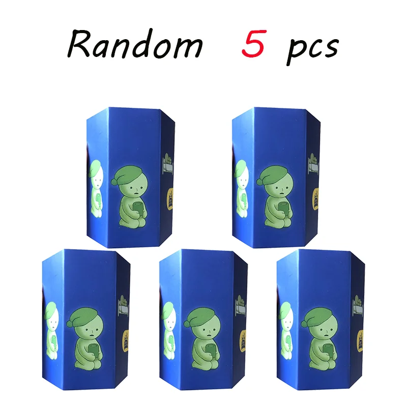 4 Multiple Series Noctilucent Green Doll Blind Mystery Box Action Figures Decoration Desktop Model Toy For Gift Surprise