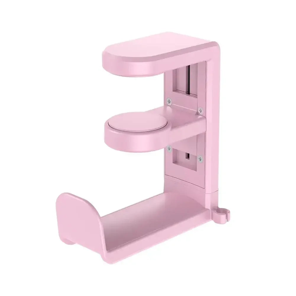 Drilling Free Installation Headset Desk Hook Adjustable Earphone Clip Non Slip Gaming Headset Holder Stand for Office Travel