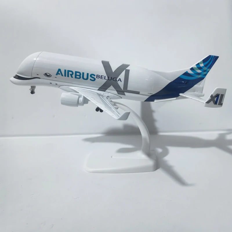 JASON TUTU 20CM Diecast Metal Planes BELUGA AIR BUS Plane Airplane Model Aircraft Model Collect Gifts