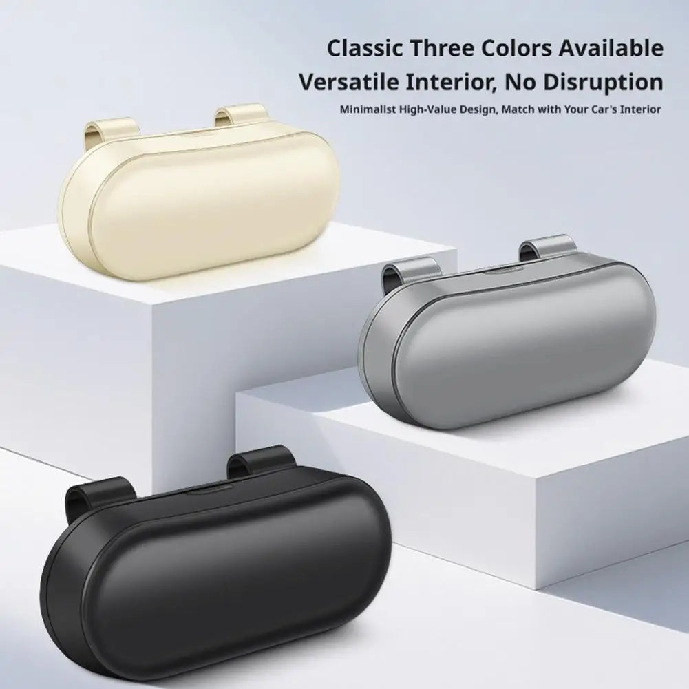 Car Glasses Box Portable Car Glasses Frame Car Driving Glasses Frame Glasses Box Storage Case for Car Accessories