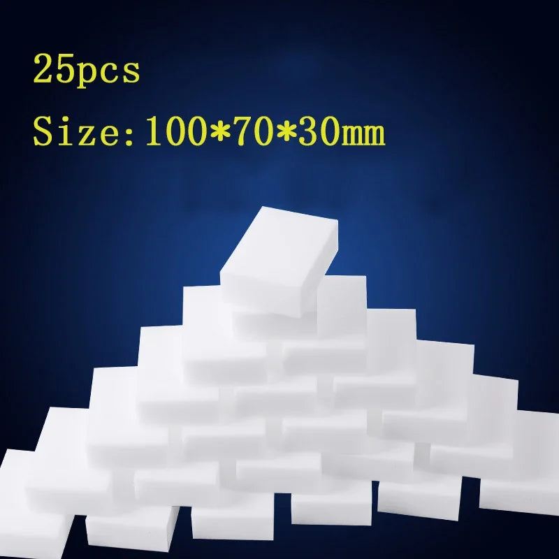 100x70x30mm Melamine Sponge Magic Sponge Eraser White Cleaning Sponge Nano Cleaner for Window Car Dust Kitchen Office Bathroom